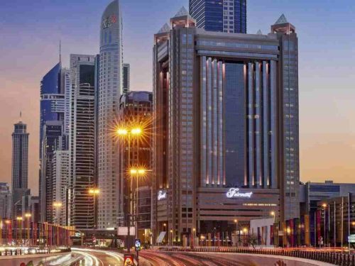 نمای بیرونی هتل فیرمونت دبی