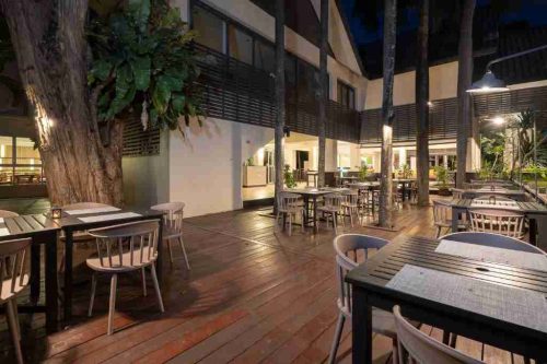 رستوران فضای باز هتل گرین پارک ریزورت پاتایا
