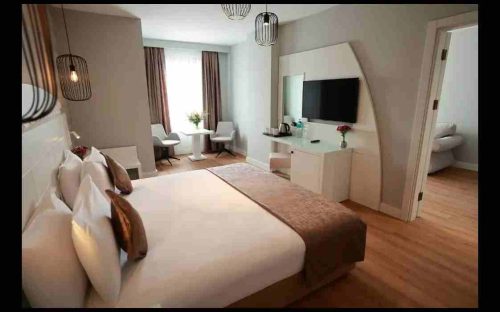 اتاق دبل هتل نوا پلازا اوریون استانبول با تخت دونفره