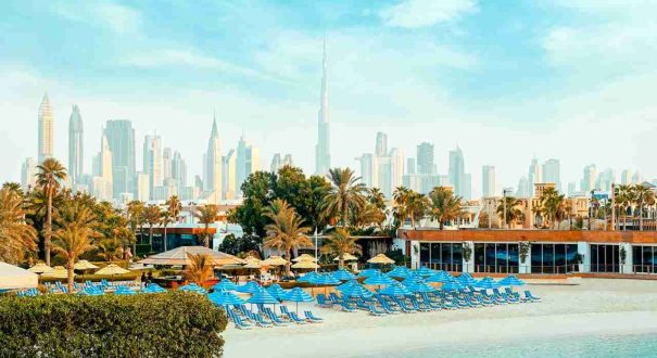 ساحل اختصاصی هتل 5 ستاره لوکس Dubai Marine Beach Resort and Spa