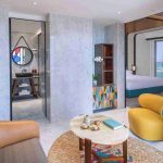 نشیمن اتاق هتل لوکس پنج ستاره Andaz Dubai The Palm