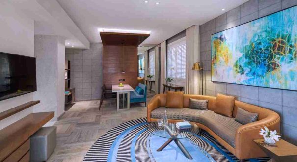 اتاق با ویو پالم هتل لوکس پنج ستاره Andaz Dubai The Palm