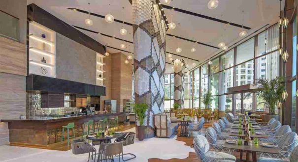 رستوران هتل آنداز دبی د پالم