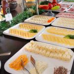 صبحانه بوفه هتل آنی سنترال ایروان با تنوع غذایی