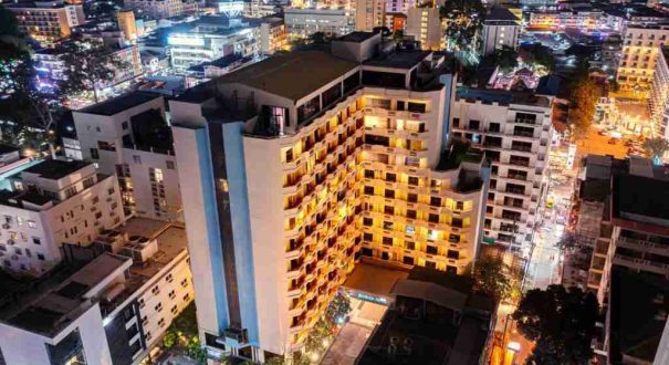 نمای بیرونی هتل سان بیم پاتایا