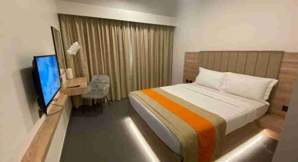 اتاق دوتخته تمیز و روشن در هتل وسکوت دبی اتاق دو نفره هتل وسکوت دبی