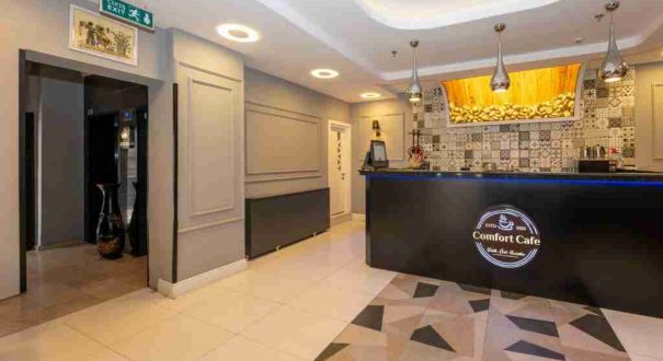 لابی مدرن هتل کامفورت سوئیت وان لابی هتل کامفورت سوئیت وان ترکیه