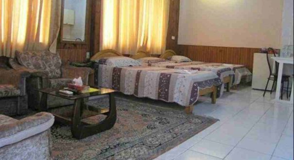 اتاق دوتخته با مبلمان هتل شباویز کیش