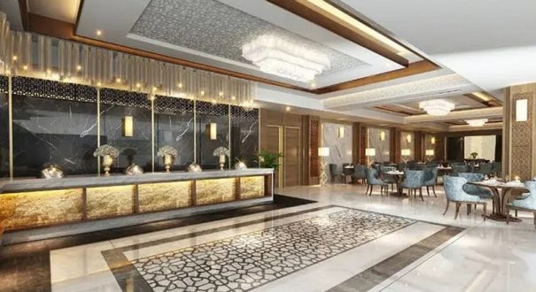 نمای داخلی لابی هتل رونا مشهد لابی هتل رونا مشهد