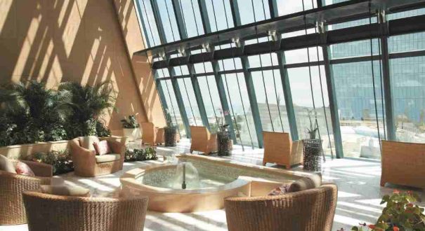 لابی هتل فیرمونت باکو فلیم تاورز