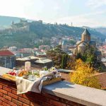 تراس اتاق هتل کی‌اِم‌اِم تفلیس