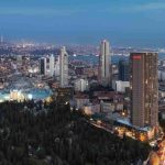 نمای هتل استانبول ماریوت شیشلی