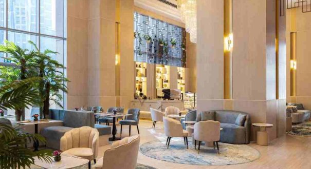 لابی هتل هیلتون دبی الحبتور سیتی