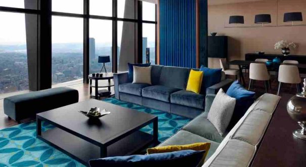 اتاق با مبلمان هتل استانبول ماریوت شیشلی