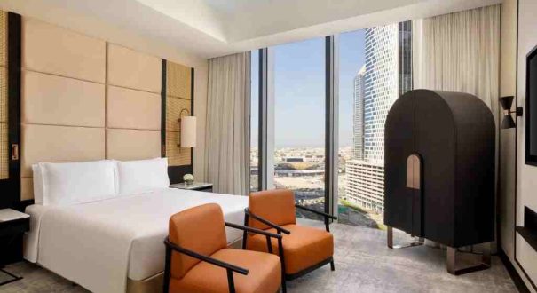اتاق دو نفره رو به شهر در هتل آنانتارا داون‌تاون دبی