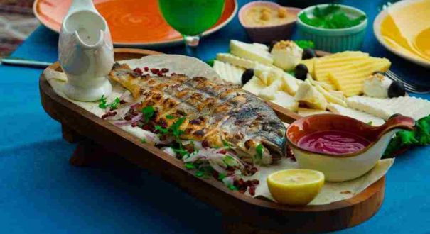 غذای رستوران هتل رویال باکو