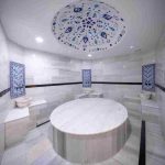 حمام ترکی هتل سفایر مارین باکو با فضای مرمر و طراحی سنتی