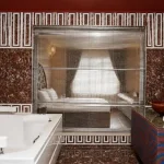 جکوزی اختصاصی سوئیت هتل ریفرم وان با فضای لوکس و نمای اتاق خواب