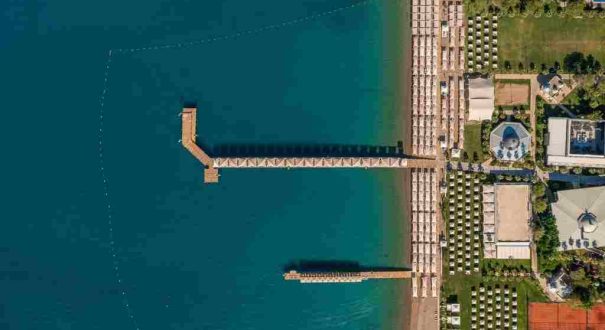 ساحل اختصاصی هتل سواندور توپکاپی پالاس در منطقه کندو آنتالیا